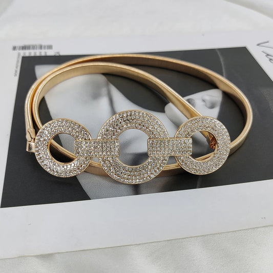 Cinturón Strass Argolla